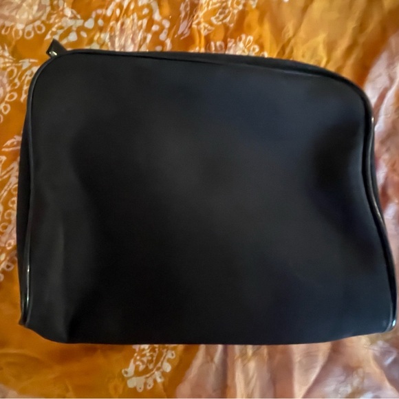 Red and black Chanel cosmetic bag. In excellent used condition w no noted flaws. - Picture 6 of 7